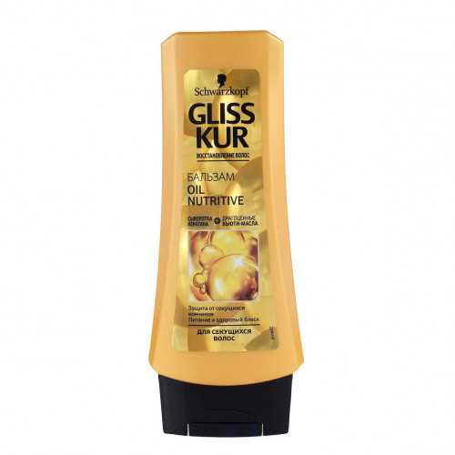 Шампунь gliss kur oil nutritive «восстановление волос» — мой отзыв, разбор состава, плюсы и минусы
