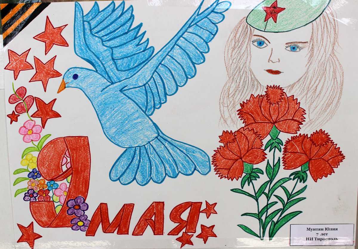 Рисунки на 9 мая день победы на конкурс для детей. как нарисовать карандашом солдата, самолет, танк, звезду?
