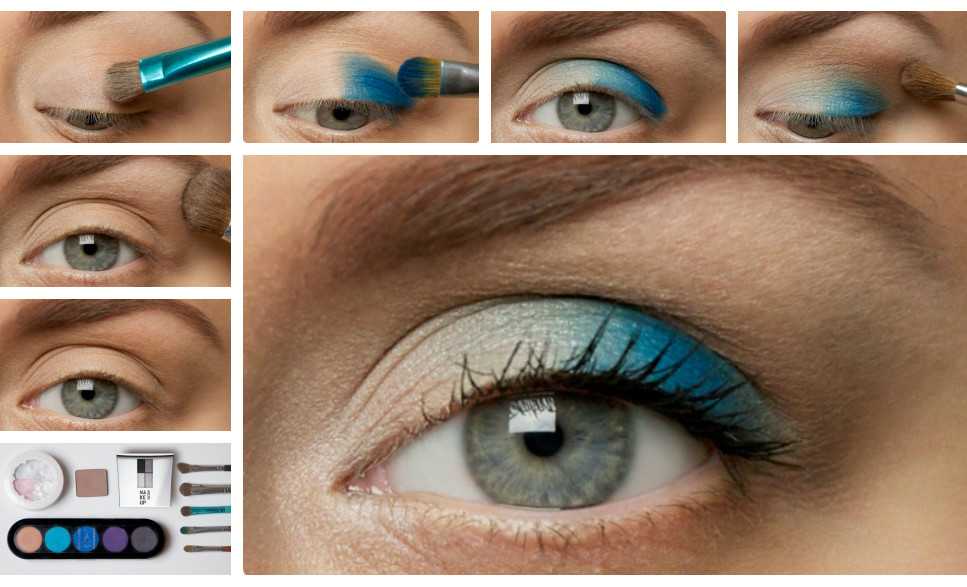 Макияж для голубых глаз и русых волос: пошагово, фото, видео