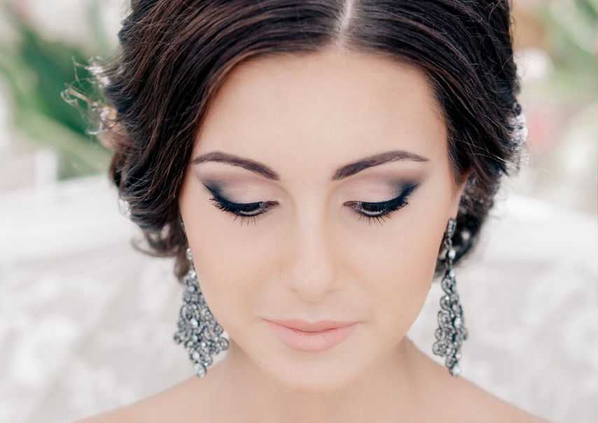 Свадебный макияж для карих глаз: фото и советы