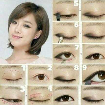 Как сделать корейские брови. корейский макияж.  нюансы создания. | макияж глаз