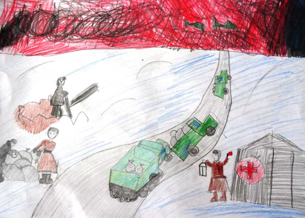 Блокада в рисунках: школьникам показали пять мультфильмов о самых страшных днях ленинграда
