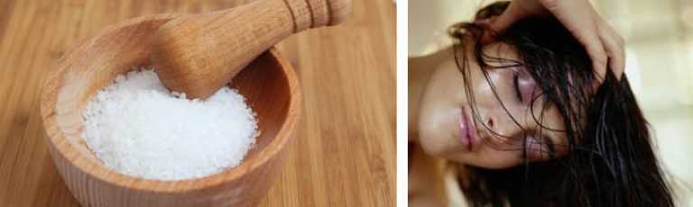 Скраб для волос из соли - польза и эффективные домашние рецепты