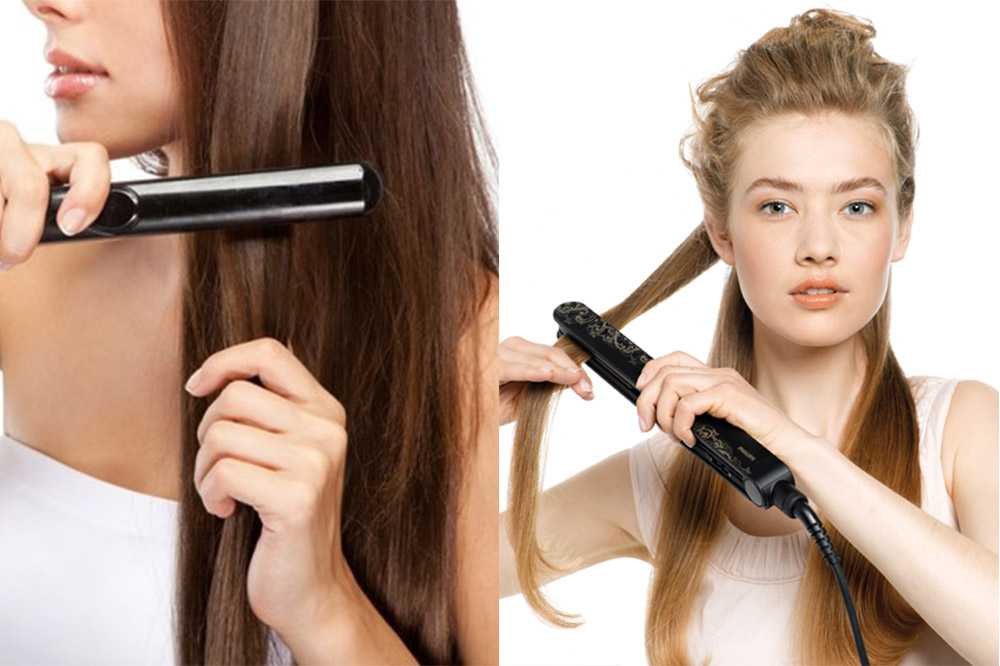Как пользоваться утюжком для волос или как правильно и быстро выпрямлять волосы утюжком самой, фото до и после, видео