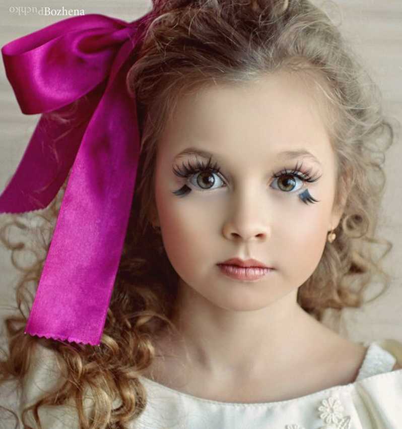 Детский макияж: для фотосессии ребенка, красивые примеры на возраст 10 лет