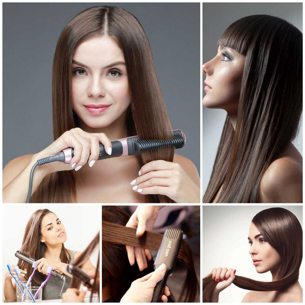 Укладка утюжком волос средней длины (25 фото): как уложить с помощью выпрямителя, как сделать прическу