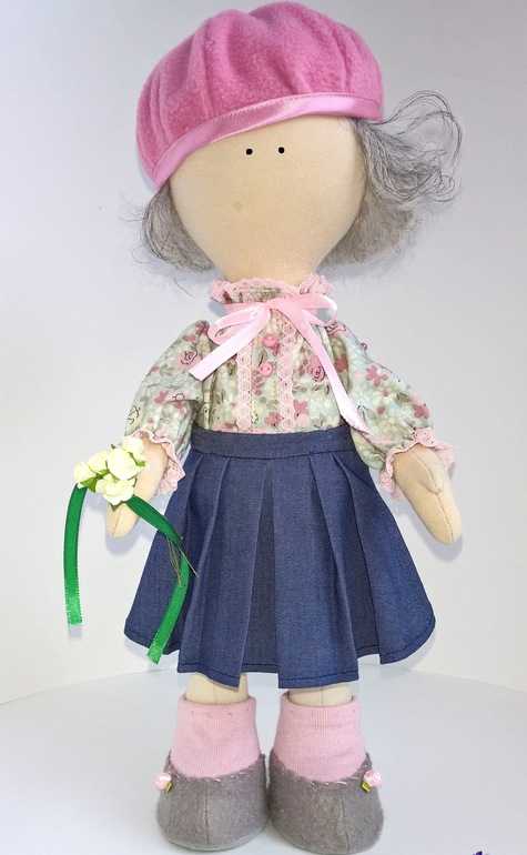 Как сделать выкройку и сшить куклу большеножку с цельнокроеной головой своими руками? мастер-класс