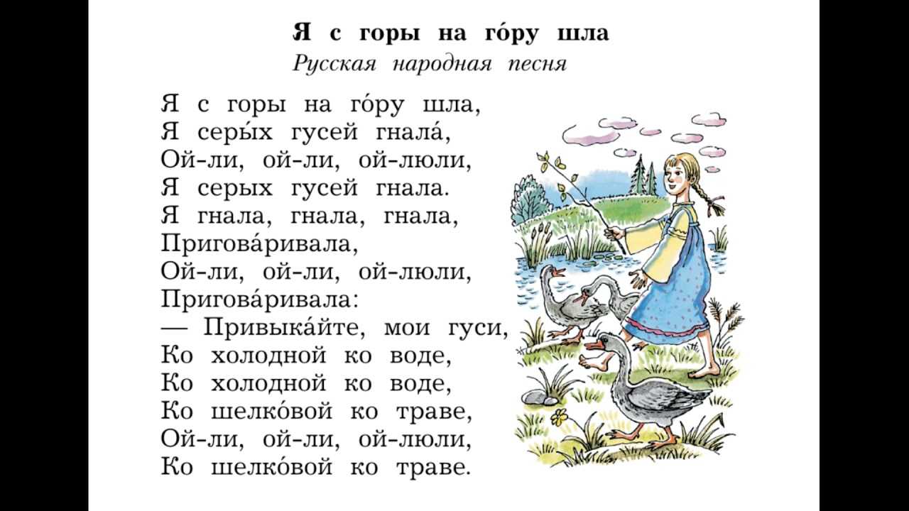 Популярные русские народные песни тексты, застольные, старинные, колыбельные, для детей