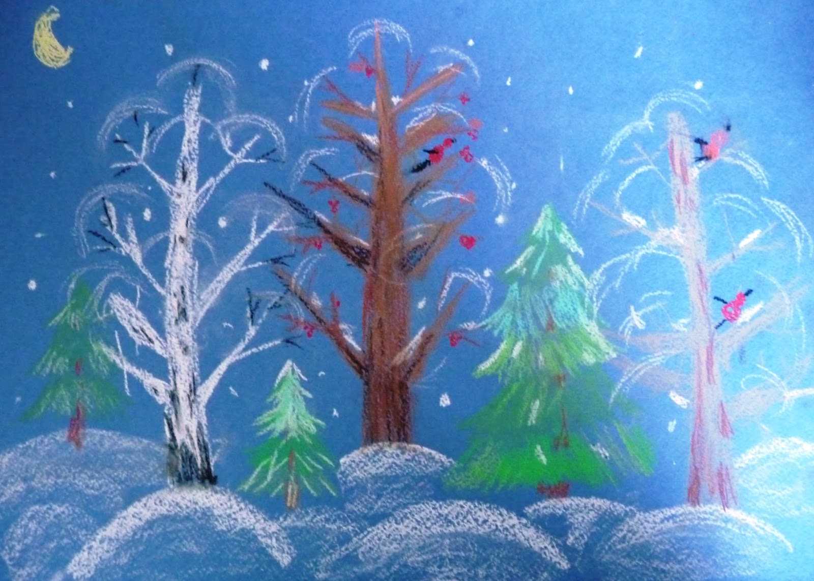 Рисунки детей зима детский сад, школа. рисунки на зимнюю тему, зимнее утро, зимняя сказка, зимний спорт, зимний лес, зимние узоры. как рисовать зимнее утро, зимний лес, зимние узоры, зимнюю сказку, зи