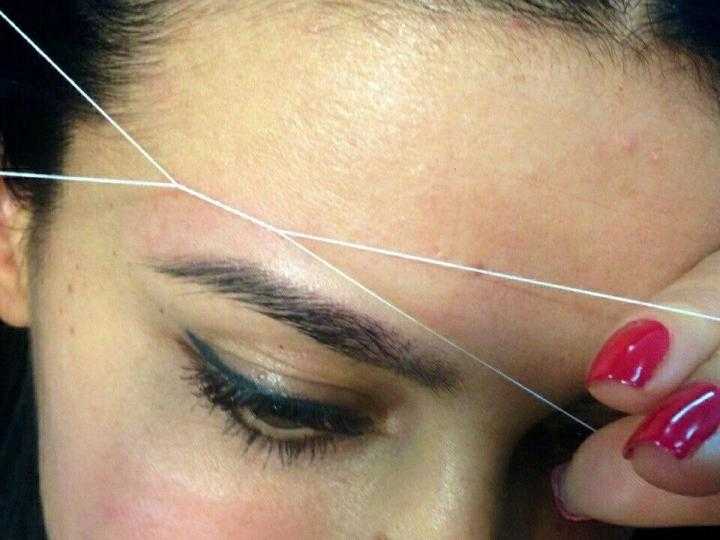 Тридинг или удаление нежелательных волос с помощью нитки