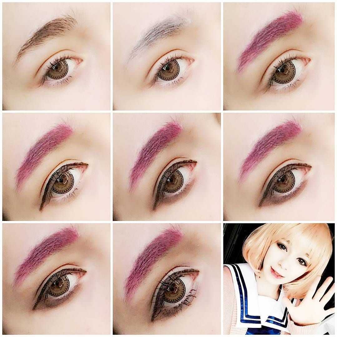 Как поэтапно сделать макияж глаз аниме: пошаговое фото и видео