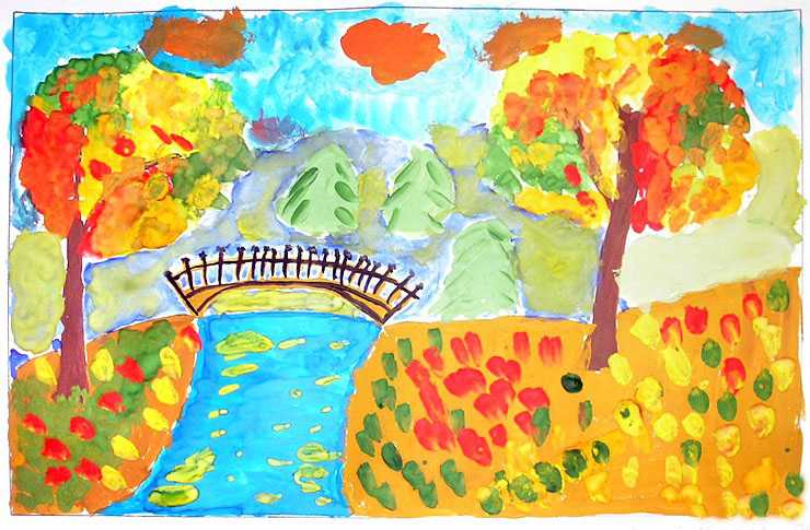 Как нарисовать осень — учимся рисовать пейзаж на осеннюю тему акварелью и гуашью. примеры, советы и эскизы от художника