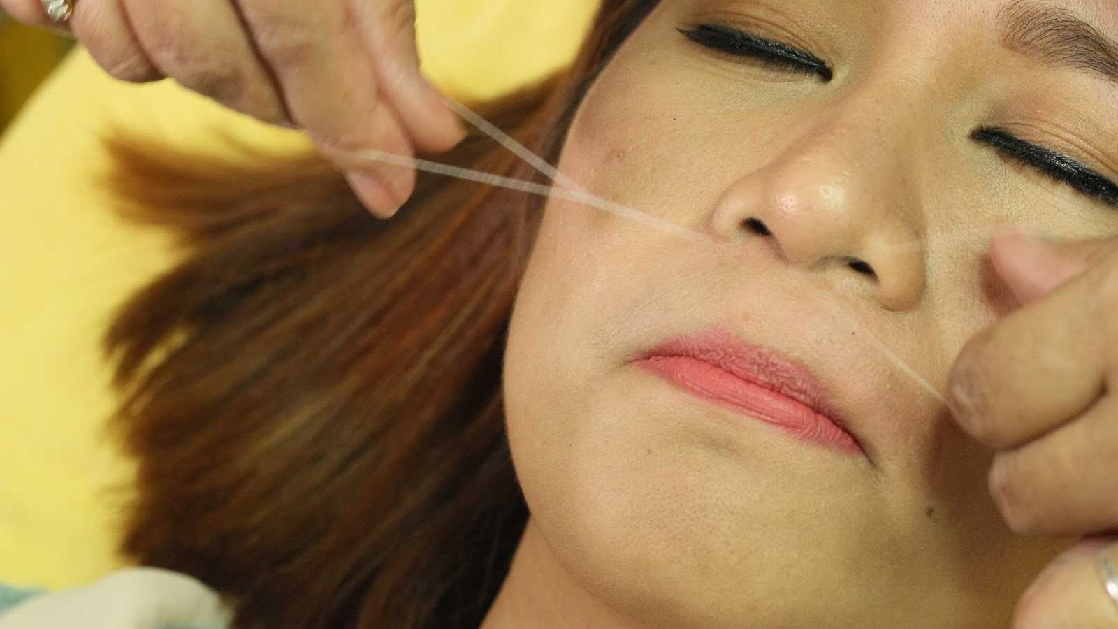 » эпиляция нитью – простой способ удаления волос на лице и теле