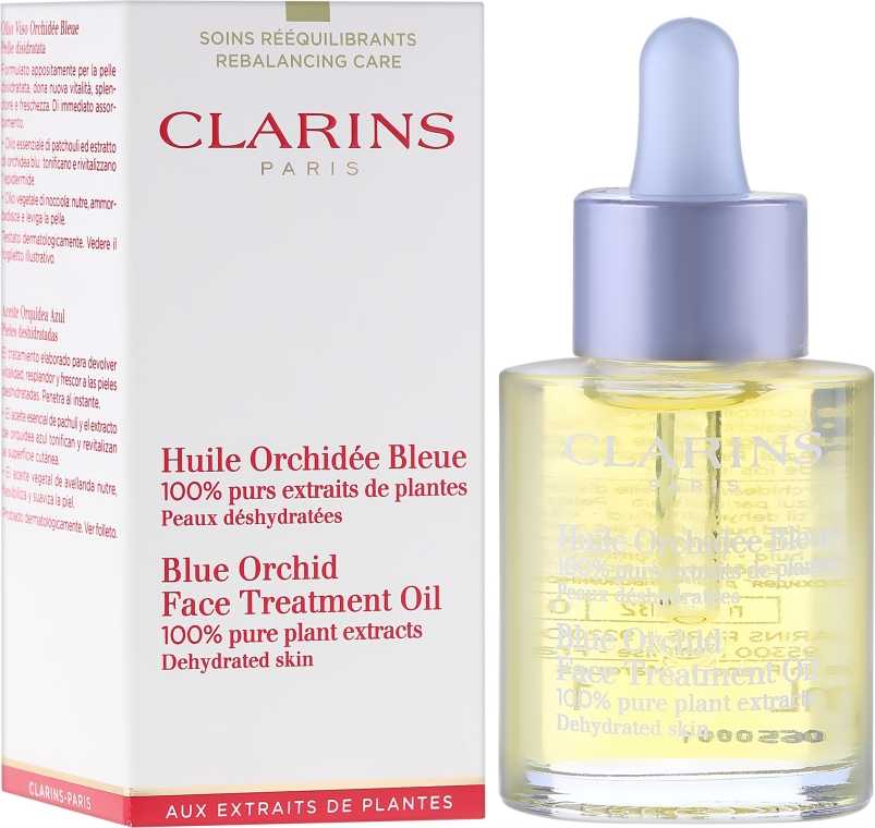 Нормализующее масло для комбинированной/жирной кожи «lotus face treatment oil» от clarins