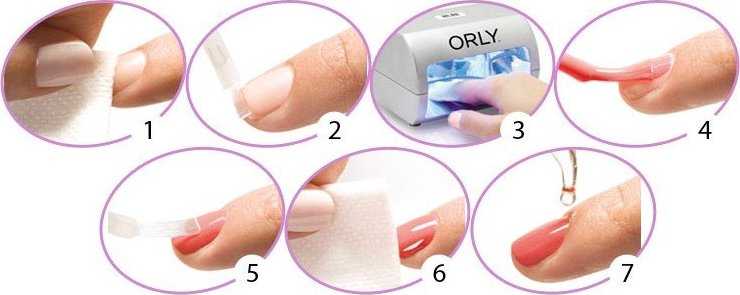 Как запечатать торец ногтя гель лаком на коротких ногтях