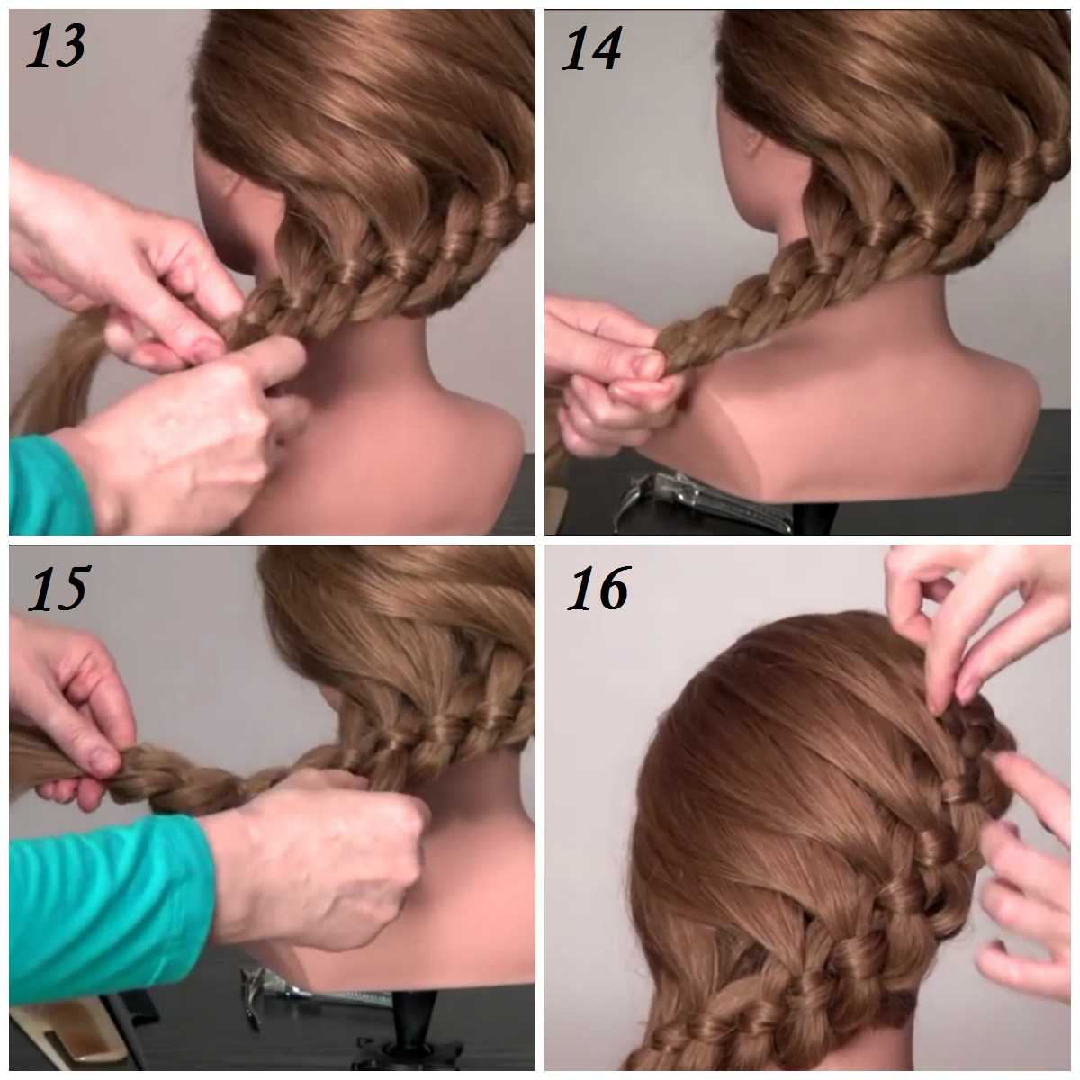 Как плести косы самой себе: инструкции с фото и видео