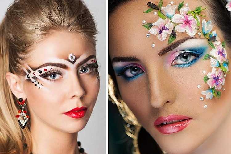 Фантазийный макияж, осваиваем необычный художественный make up | | prod make up
