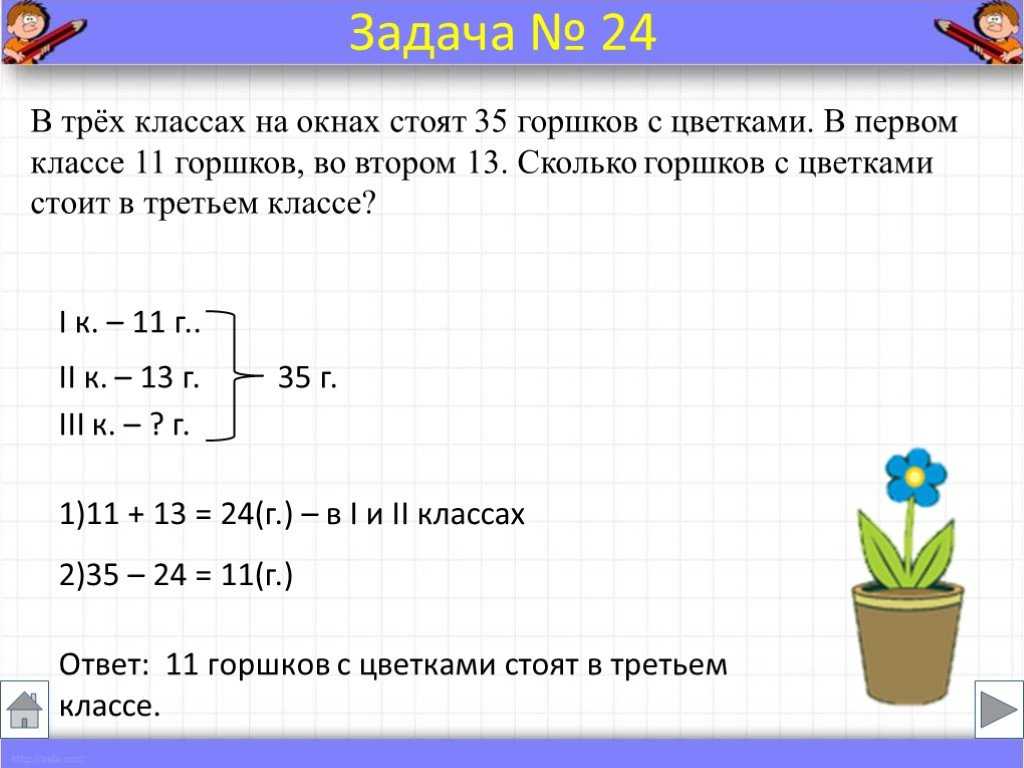 Краткая запись задачи 1