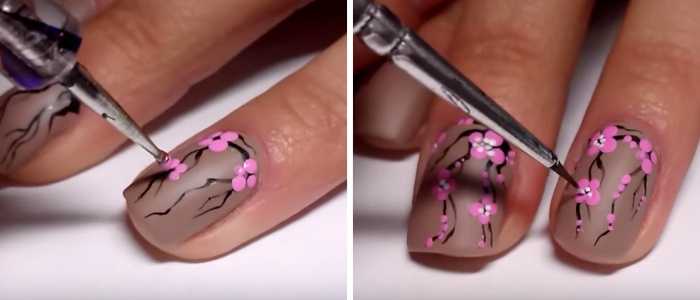 Акриловое моделирование ногтей и дизайн цветными акриловыми пудрами • журнал nails