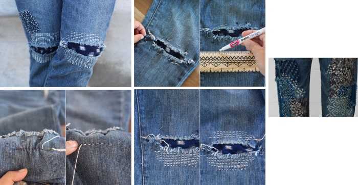 Как сделать заплатку на джинсах, выбор материала и варианты крепления