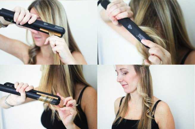 Как сделать кудри с помощью выпрямителя для волос — фото инструкции