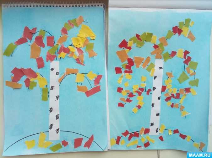 Нод по рисованию (печать листьями) в группе компенсирующей направленности для детей 5–6 лет «золотая осень»