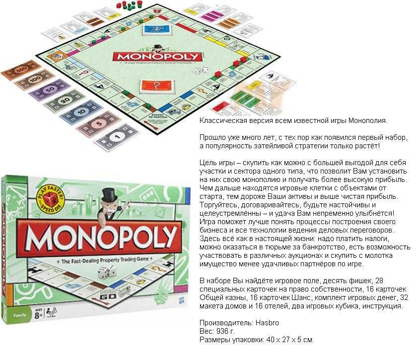 Настольная игра монополия: обзор и описание, правила, видео, отзывы, разновидности и как играть в классическую версию