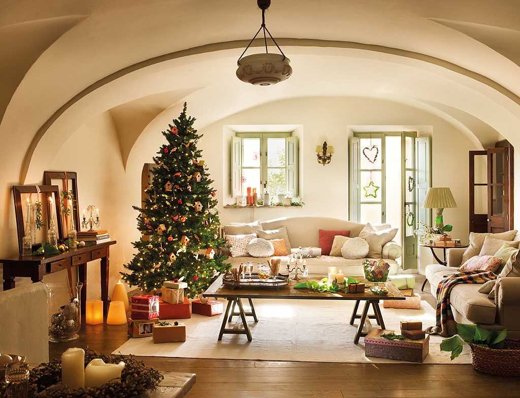 10 ярких способов украсить окна и подоконник на рождество