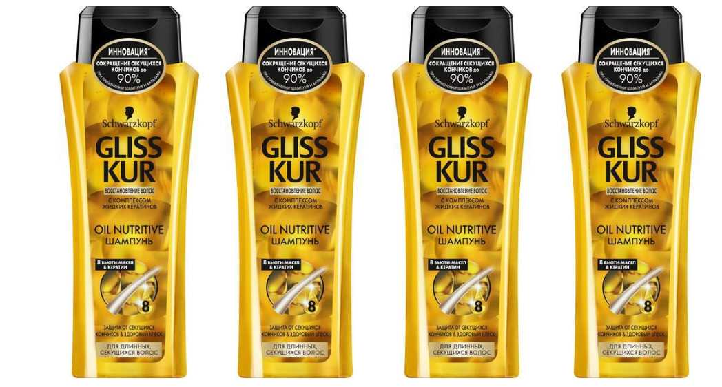 Шампунь gliss kur oil nutritive «восстановление волос» — мой отзыв, разбор состава, плюсы и минусы - про-лицо.ру