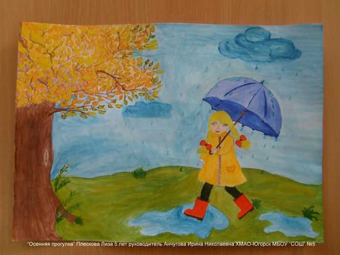 Осень – картинки для для детей дошкольного возраста (4-5-6 лет) для занятий в детском саду