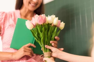 цветы для учителя